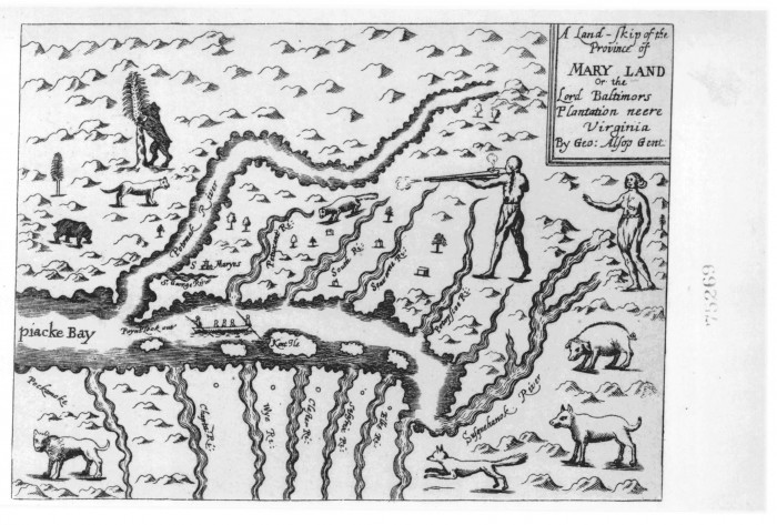 Old Map of Chesapeake